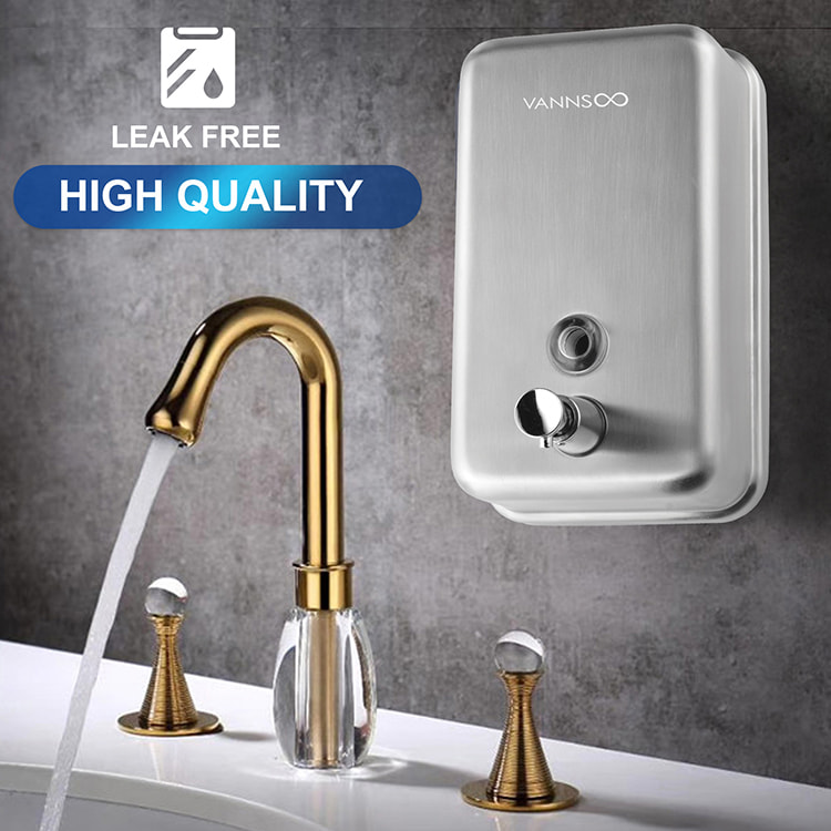 stainless steel soap dispenser