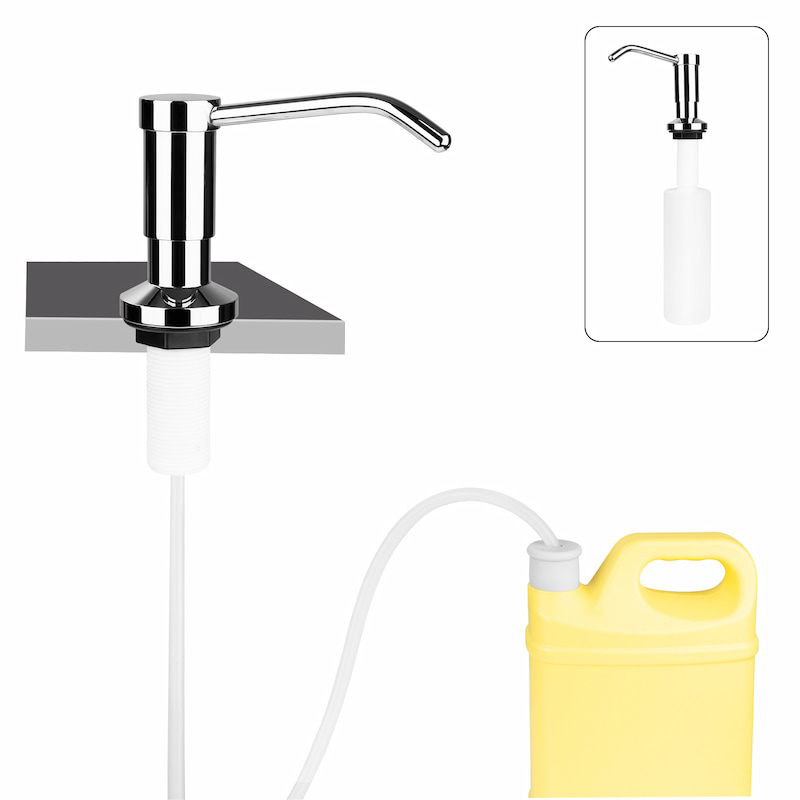 Chrome Brass Sink Soap Dispenser