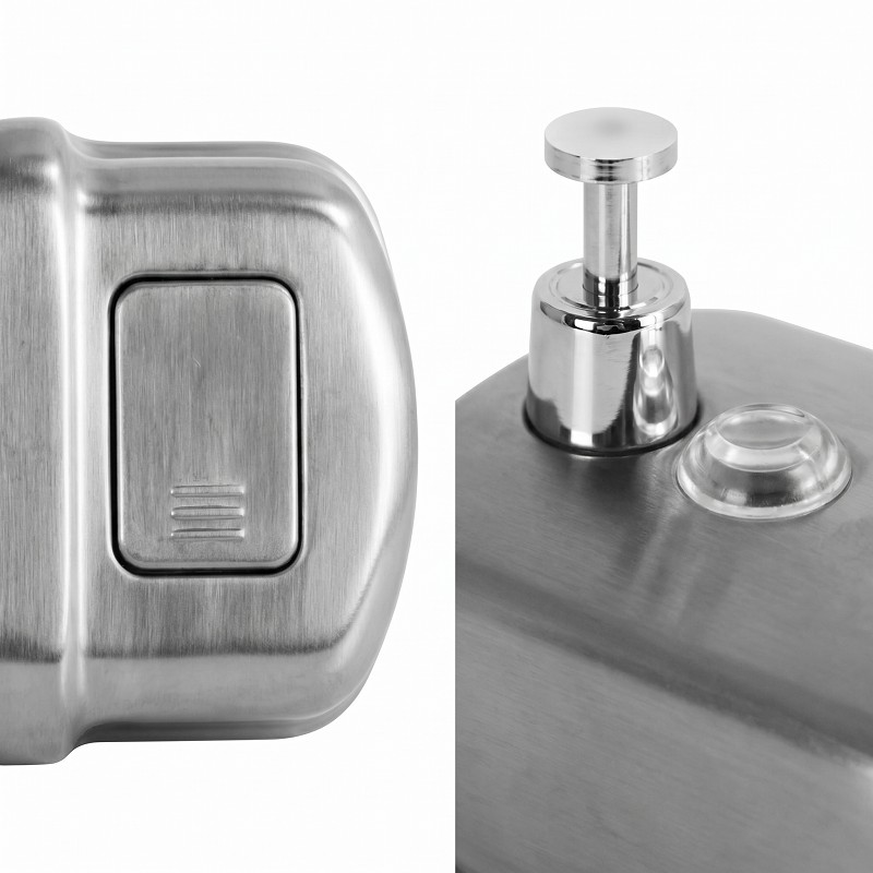 Soap Dispenser Push Button and Top Latch Dispenser Pump and Top Latch Details