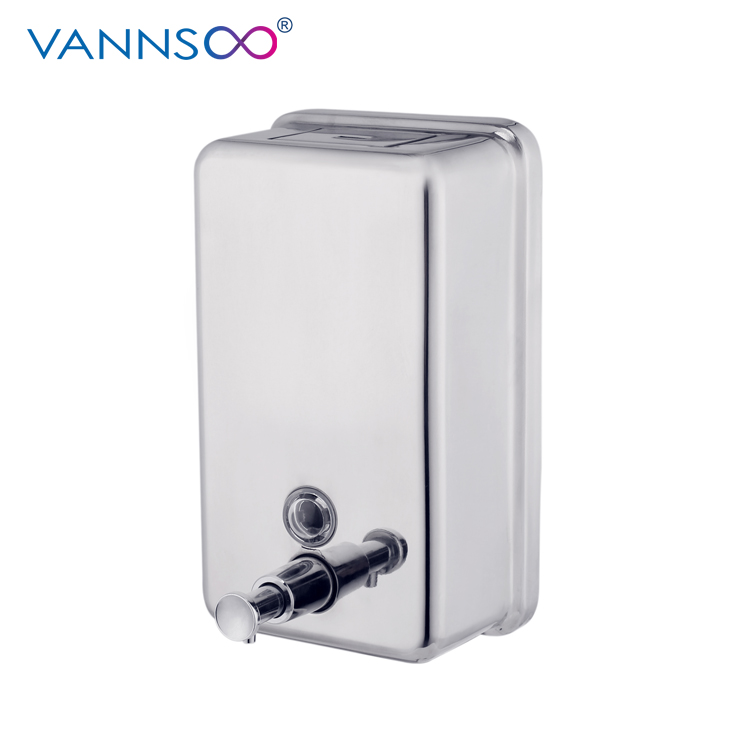 VANNSOO 1300毫升壁挂式不锈钢皂液器