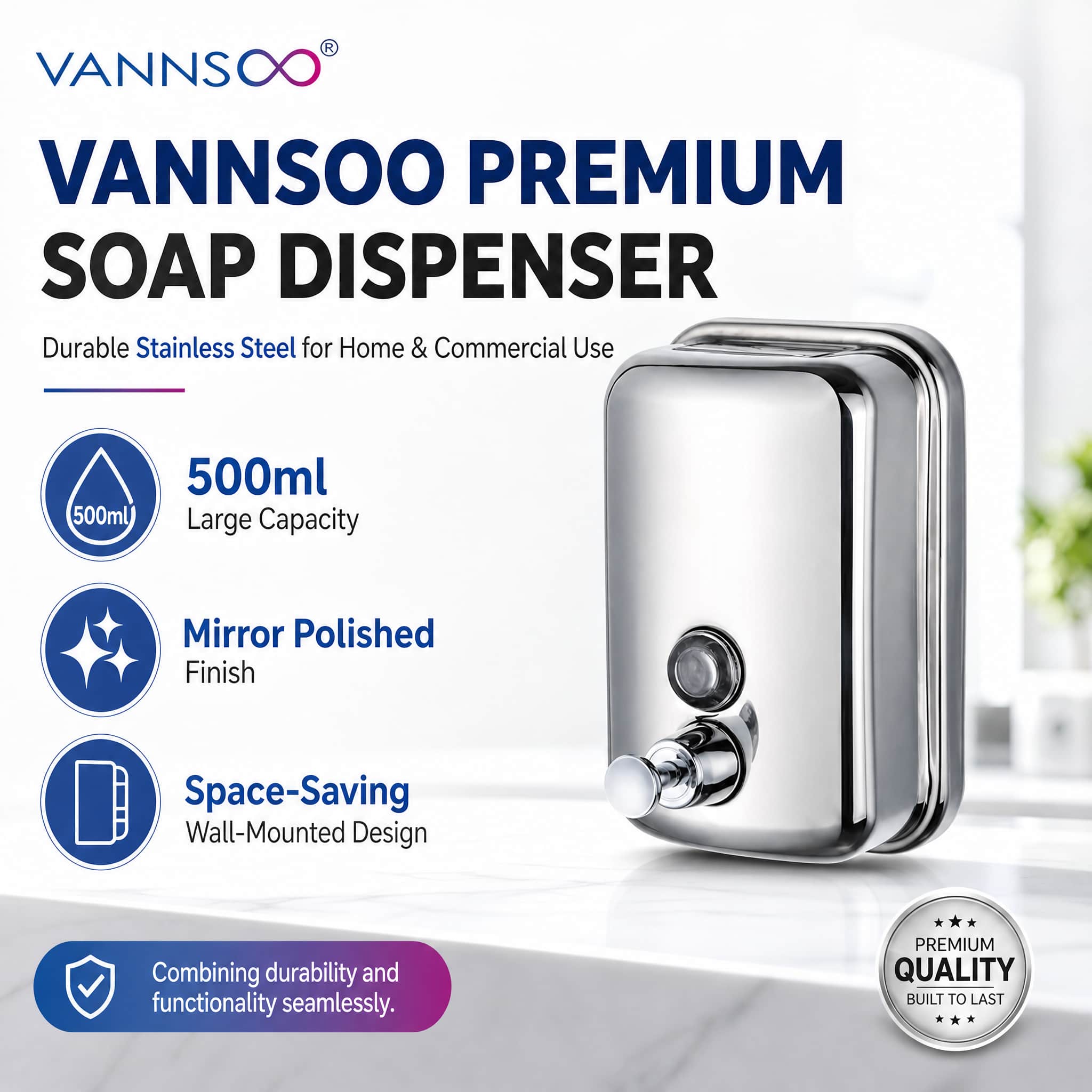 Wall Mounted Soap Dispenser Wall Mounted Soap Dispenser